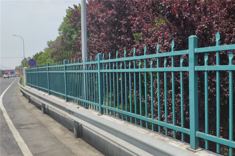 Boundary Steel Tubular Picket Fence Powder Coated Garrison Fence