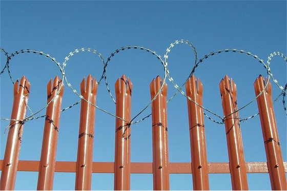 Factory Supply Hot Dipped Pool Galvanised Steel Palisade Fencing For Market