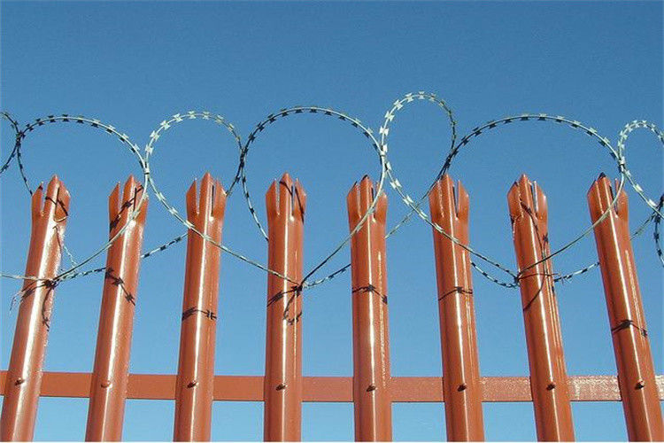 Factory Supply Hot Dipped Pool Galvanised Steel Palisade Fencing For Market