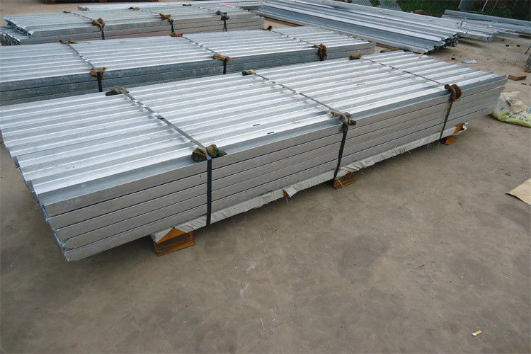 W Shape Pointed Rounded Palisade Panel Fencing With Powder Coated For Highway Protection