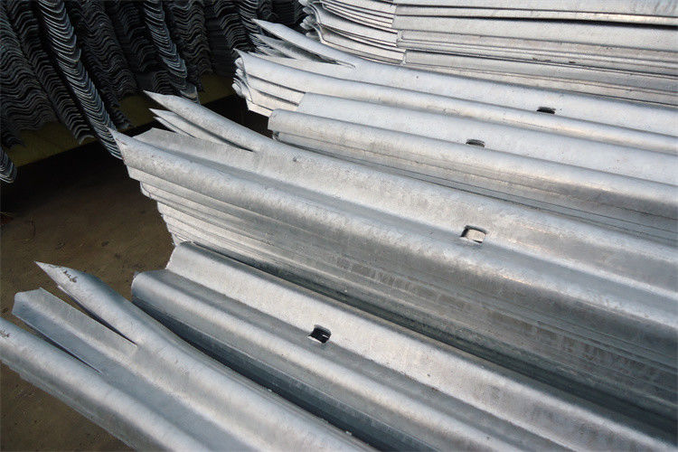 Steel Palisade Fencing Pale 2.4m High 2mm W Triple Point Galvanised